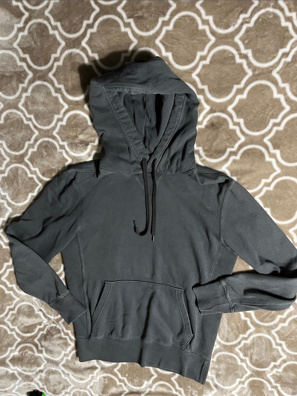 American Eagle Outfitters Men's Black Crewneck Hoodie